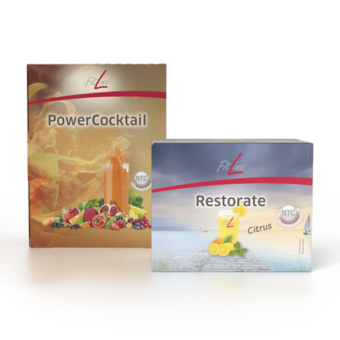 Confezioni FitLine PowerCocktail e Restorate dell'Optimal-Set